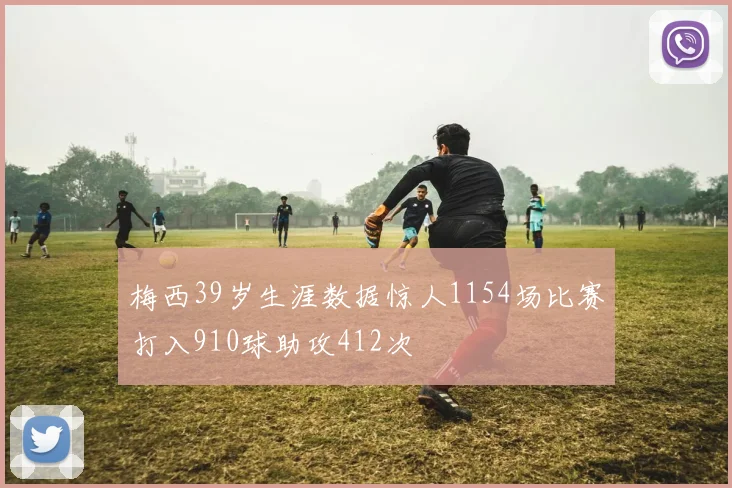 梅西39岁生涯数据惊人1154场比赛打入910球助攻412次